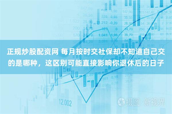 正规炒股配资网 每月按时交社保却不知道自己交的是哪种，这区别可能直接影响你退休后的日子